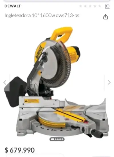 Sierra Ingleteadora DeWalt con Disco de Corte - miniatura 5