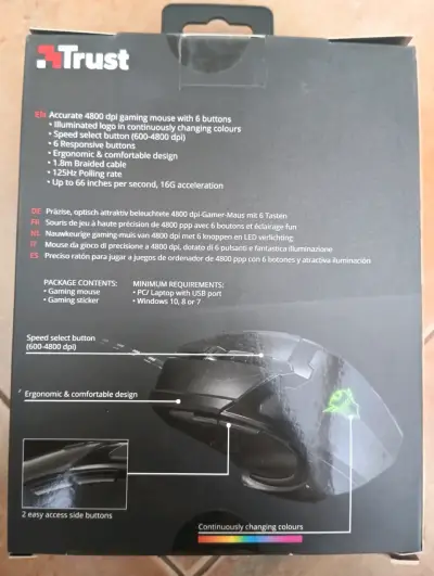 Mouse óptico Trust GXT con 6 botones - miniatura 2