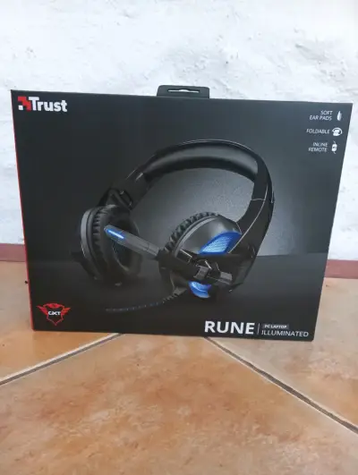 Auriculares gaming Trust Rune con iluminación - miniatura 1