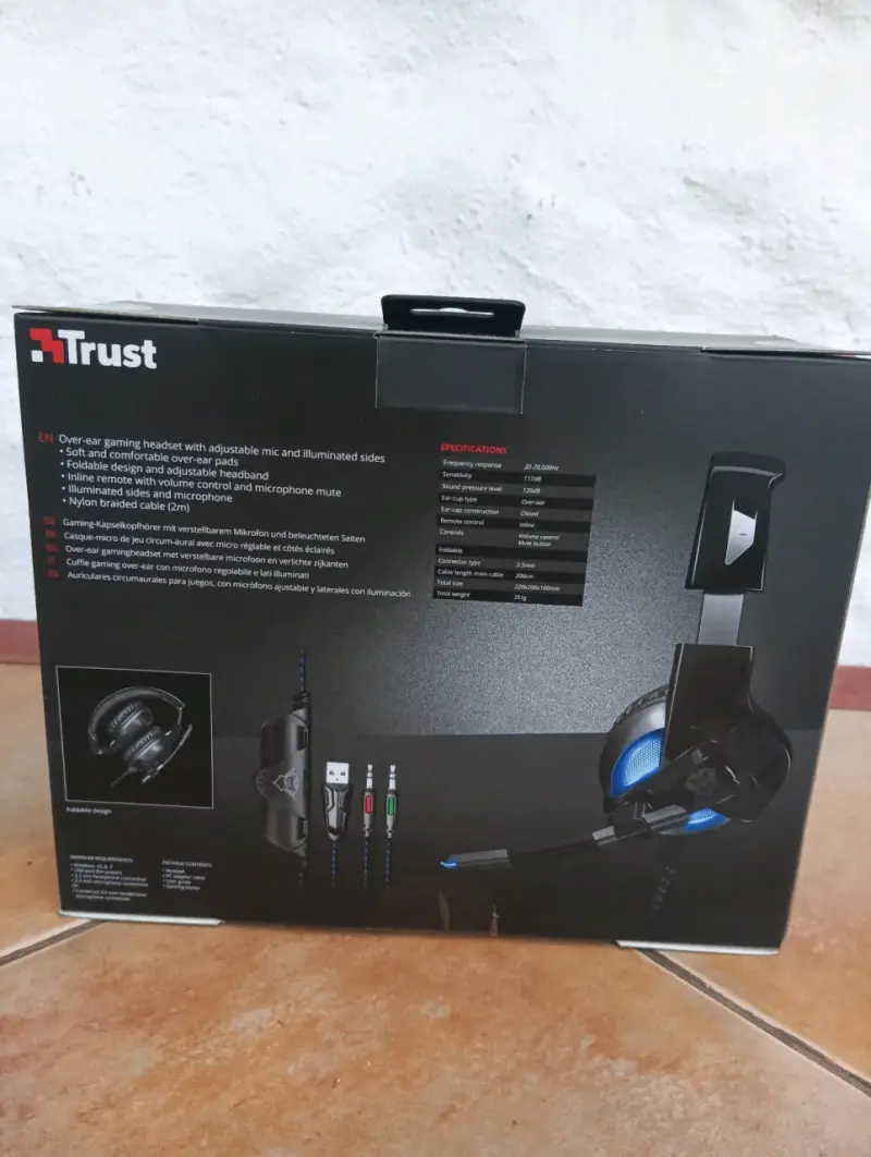 Auriculares gaming Trust Rune con iluminación - 2
