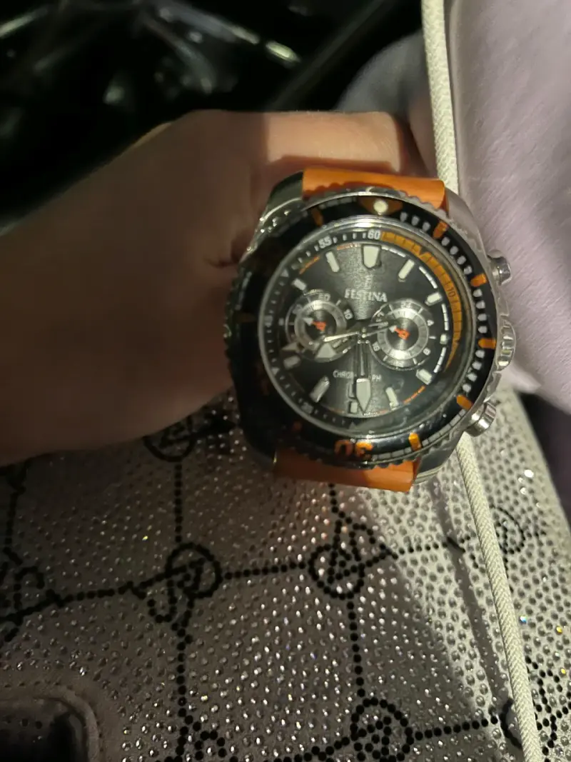 Reloj deportivo Festina con correa naranja - 3