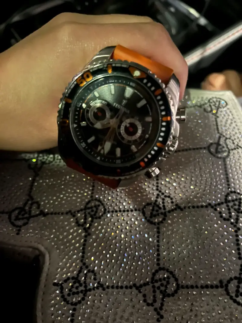 Reloj deportivo Festina con correa naranja - 4