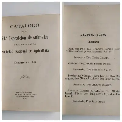 Catálogo de la 71ª Exposición de Animales 1941 - miniatura 2