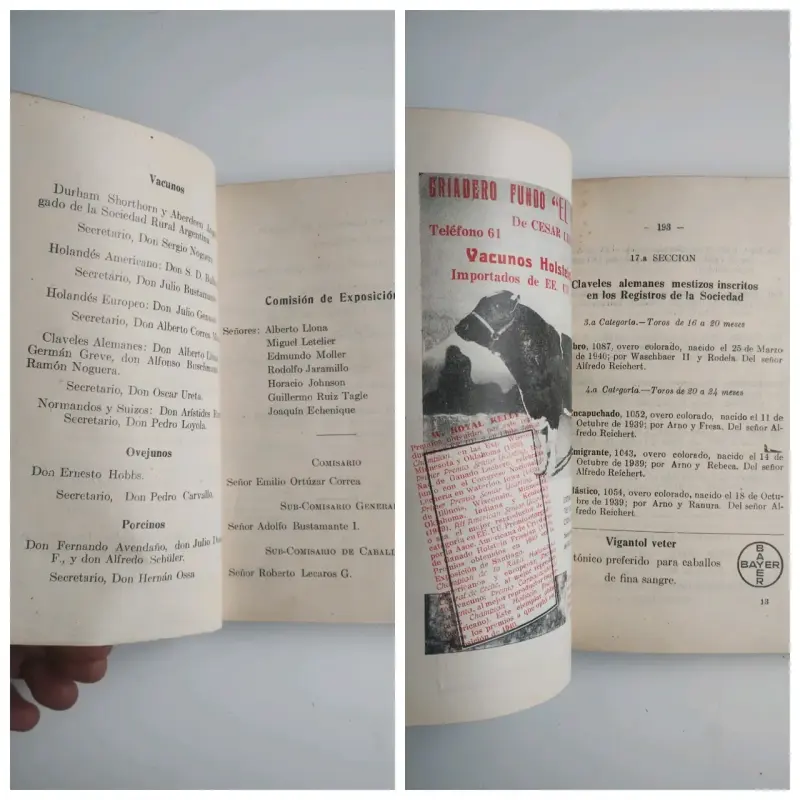 Catálogo de la 71ª Exposición de Animales 1941 - 3