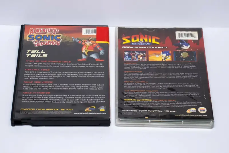 DVDs de Sonic The Hedgehog: Tall Tails y Doomsday Project - 4