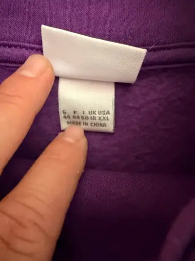 Polerón morado Ellesse con capucha - miniatura 2