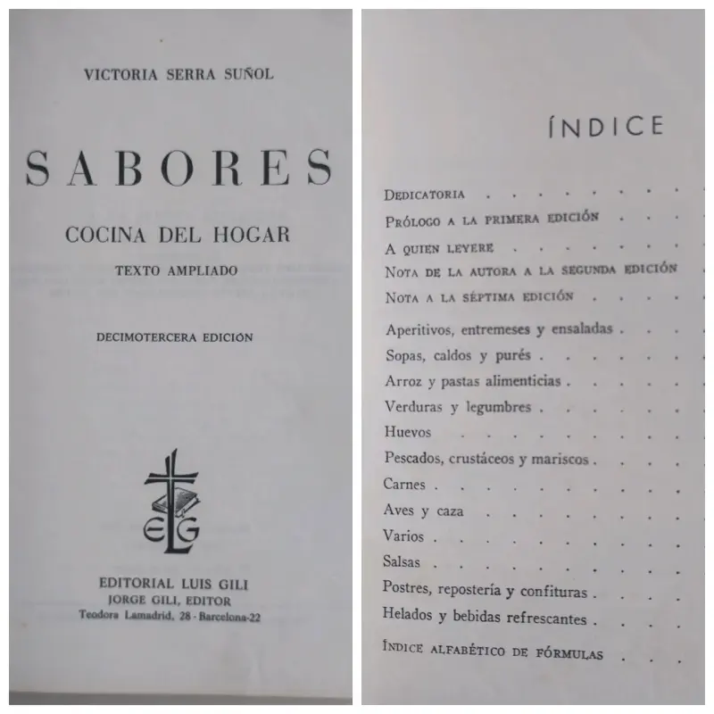Libro de cocina 'Sabores' de Victoria Serra - 2