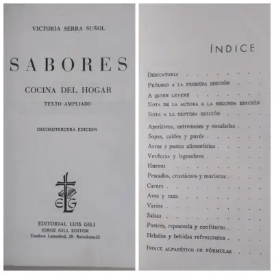 Libro de cocina 'Sabores' de Victoria Serra - miniatura 2