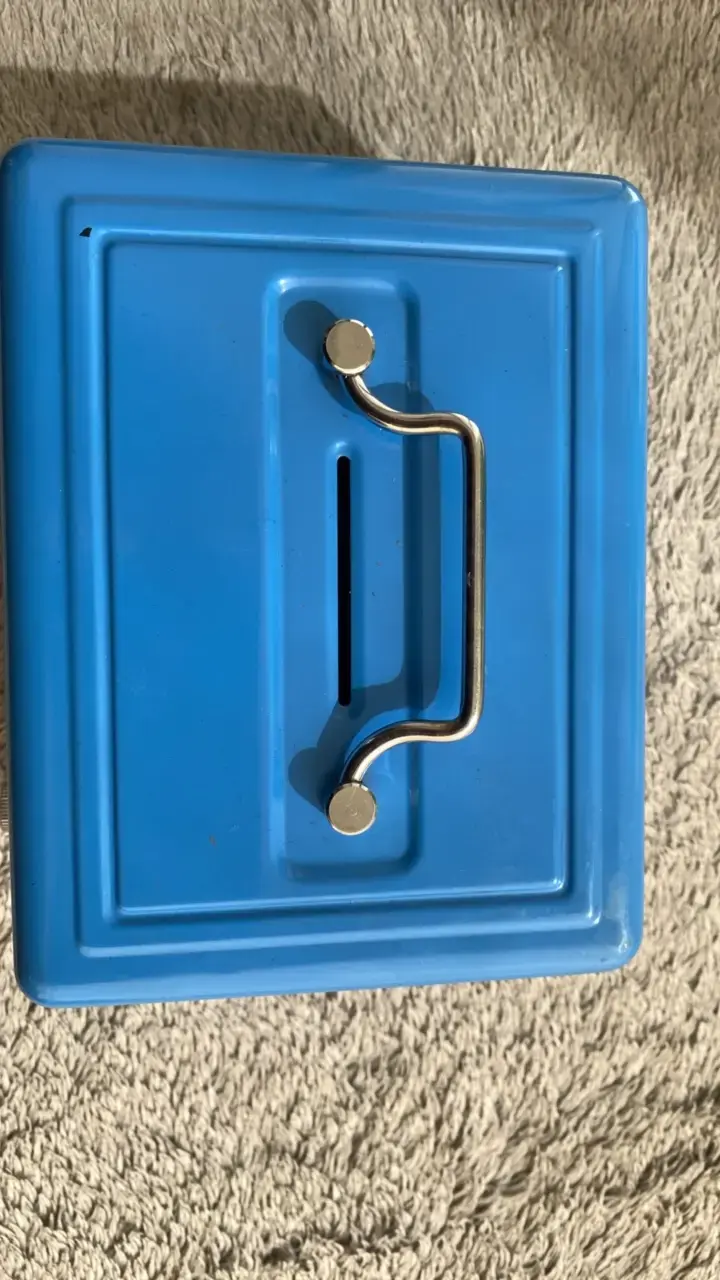 Caja de seguridad azul Eagle con combinación - 2