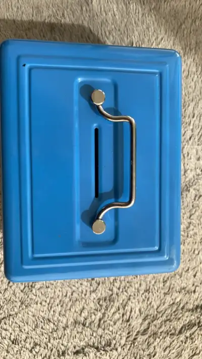 Caja de seguridad azul Eagle con combinación - miniatura 2