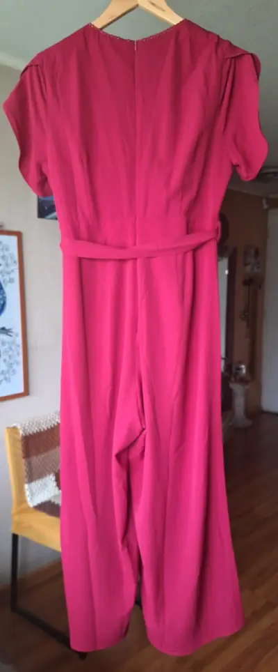 Jumpsuit fucsia elegante Nicopoly - miniatura 2