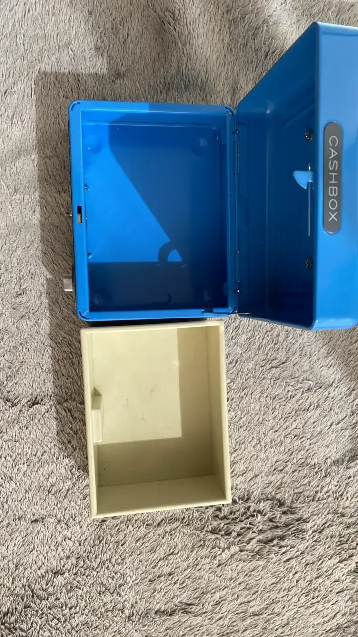 Caja de seguridad azul Eagle con combinación - 3