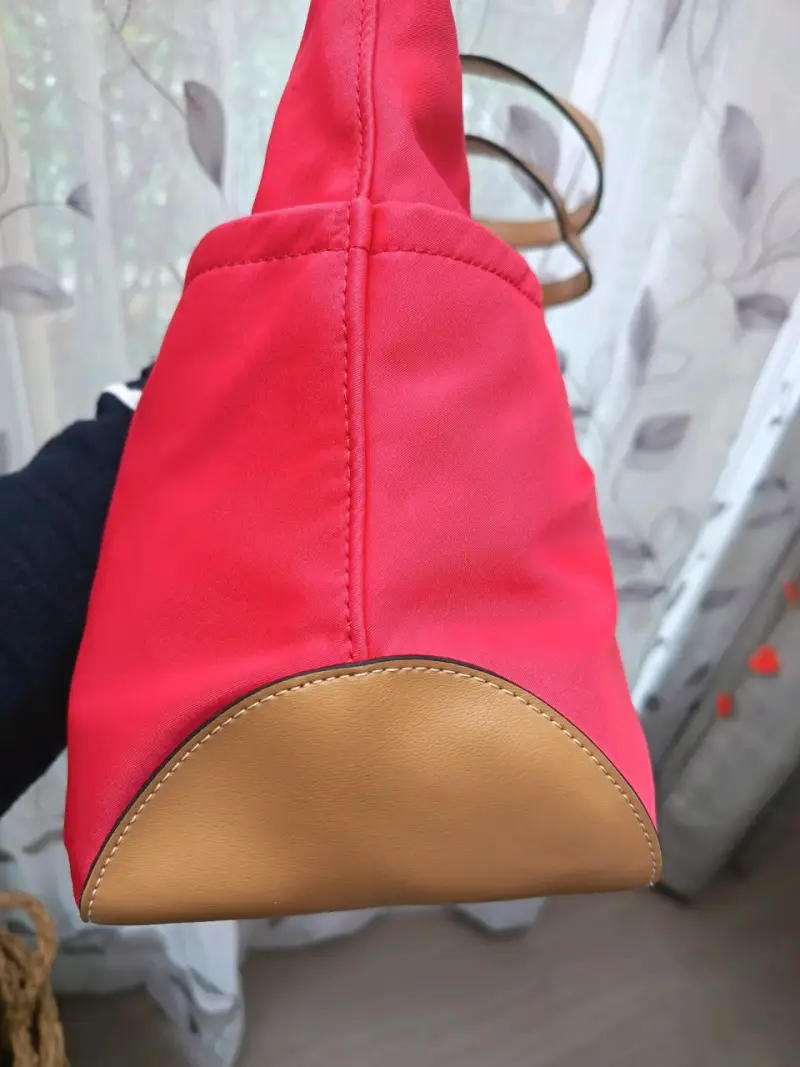 Bolso de hombro Calvin Klein color coral - 5