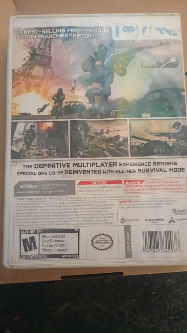 Juego Call of Duty MW3 para Wii - 3