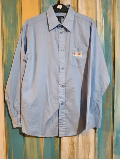Camisa azul de niño  George talla XL - miniatura 1