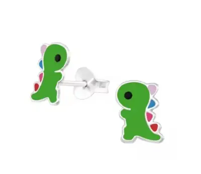 Aros infantiles de dinosaurio verde - miniatura 2