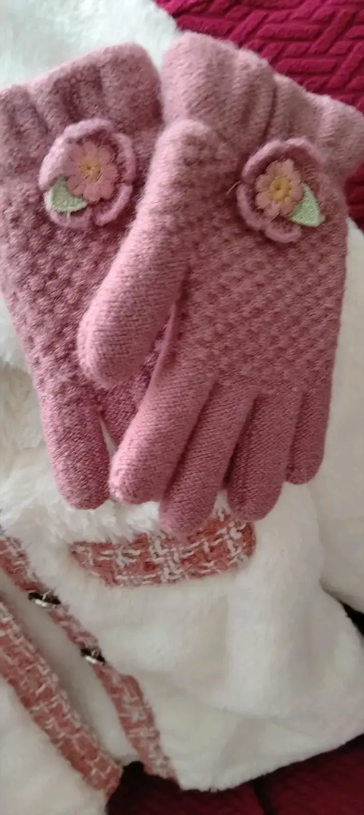 Abrigo de niña con gorro y guantes Limonada - 4