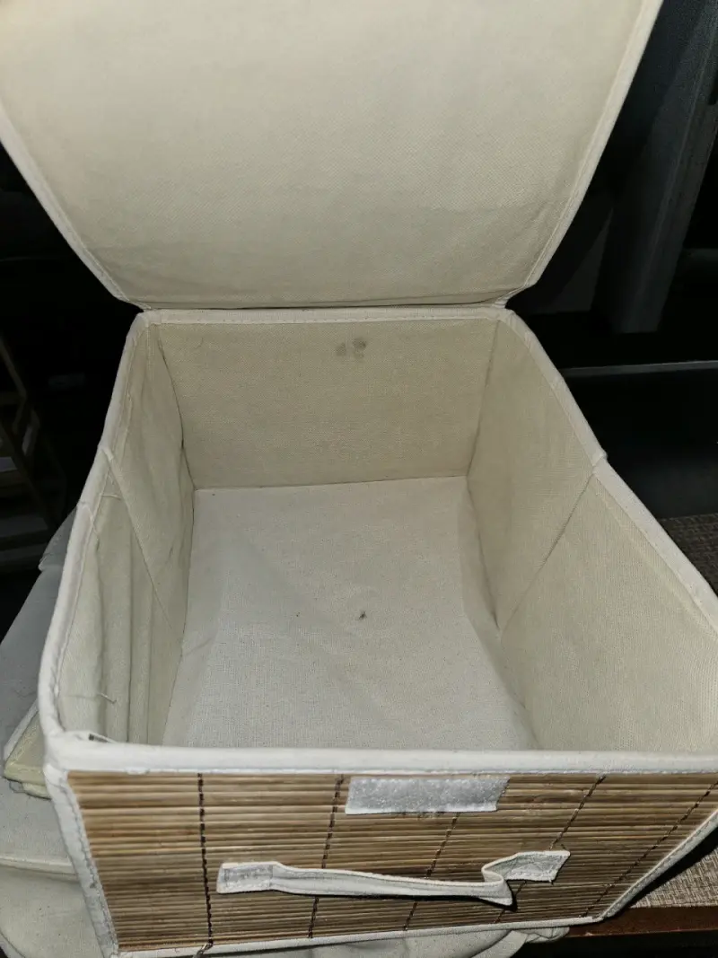 Caja organizadora de bambú con tapa - 3