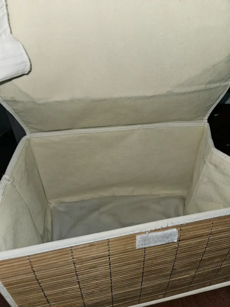 Caja organizadora de bambú con tapa - 4