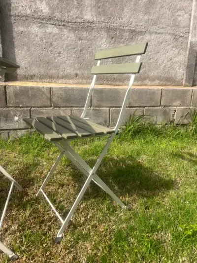 Juego de mesa y sillas plegables para jardín - miniatura 3