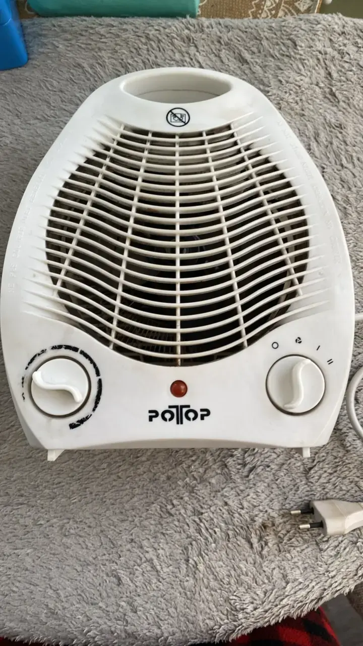 Calefactor eléctrico portátil Potop blanco