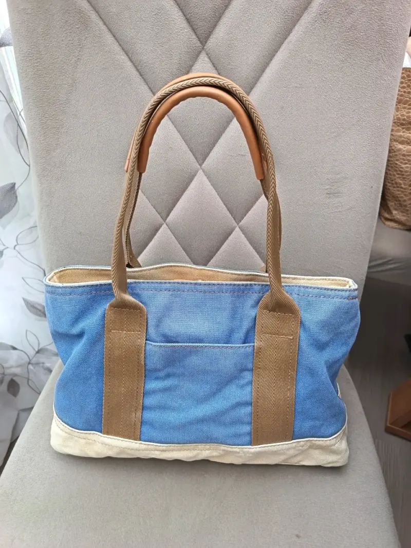 2 bolsos de Lona y cuero una franco Sarto hermosas - 3