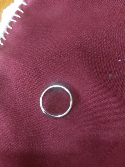 Anillo de plata sencillo para mujer - miniatura 1