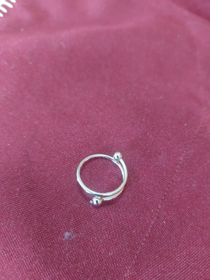 Anillo de plata sencillo para mujer - 2
