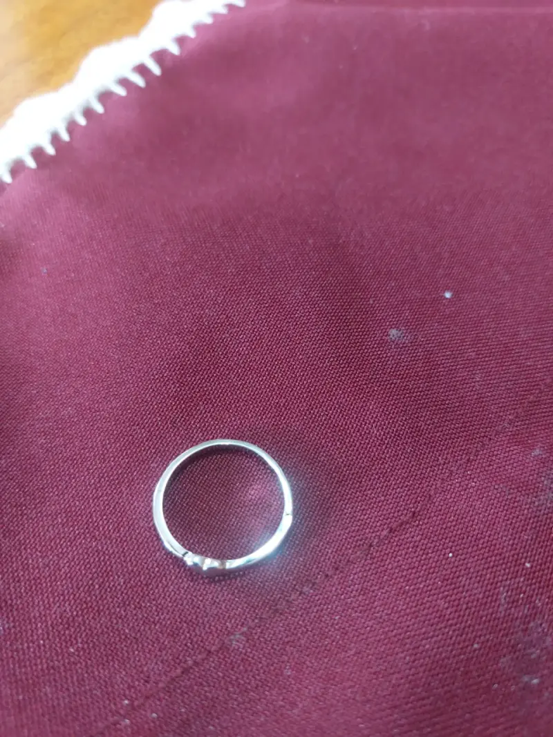 Anillo de plata sencillo para mujer - 3