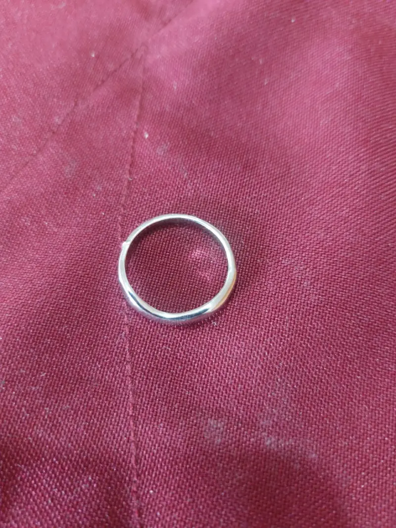 Anillo de plata sencillo para mujer - 4