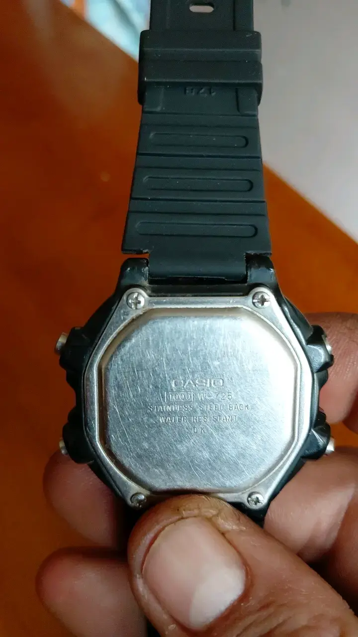 Reloj Casio Digital Resistente al Agua w-725 - 3
