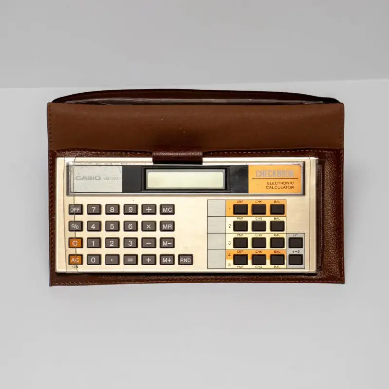 Calculadora electrónica Casio CB-100 vintage - 1