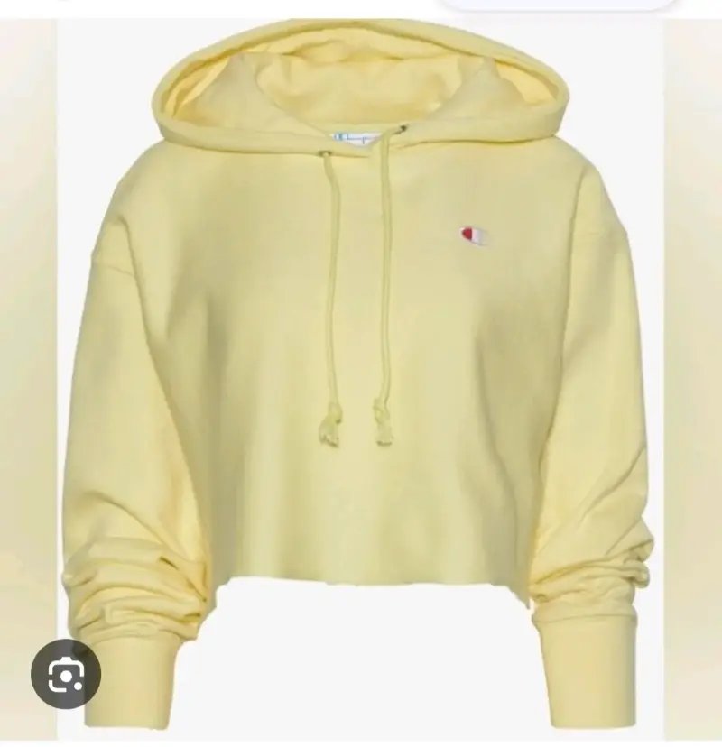 Polerón con capucha amarillo Champion para mujer - 4