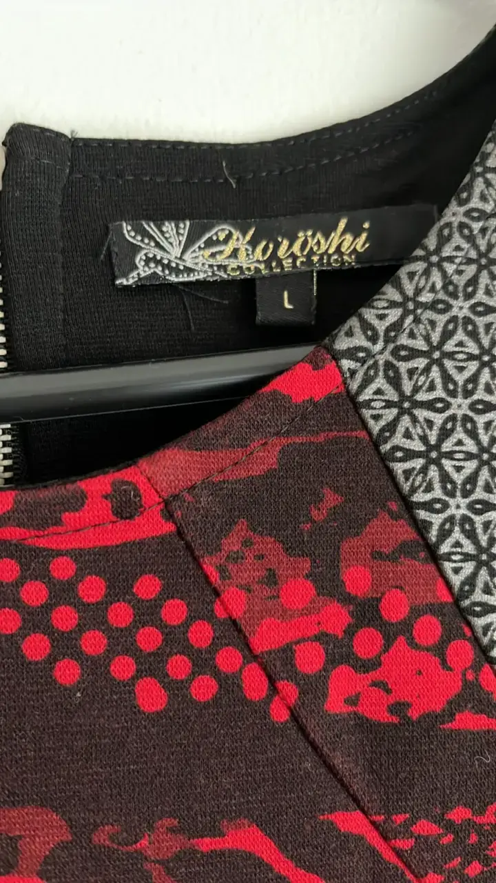 Vestido sin mangas estampado floral By Koroshi - 2