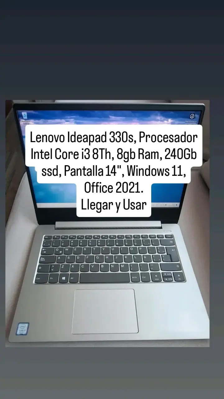 Laptop Lenovo Ideapad 330s i3 8GB RAM 240GB SSD