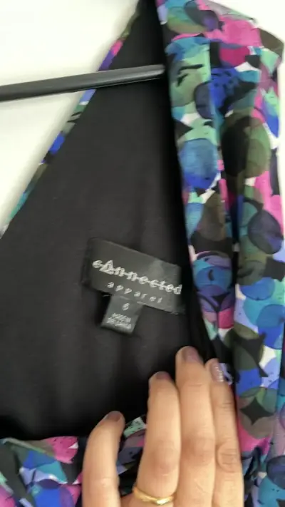 Vestido ajustado estampado multicolor - miniatura 3