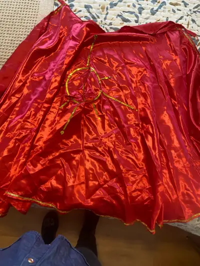 Disfraz de Carnaval Rojo con Máscara - miniatura 1