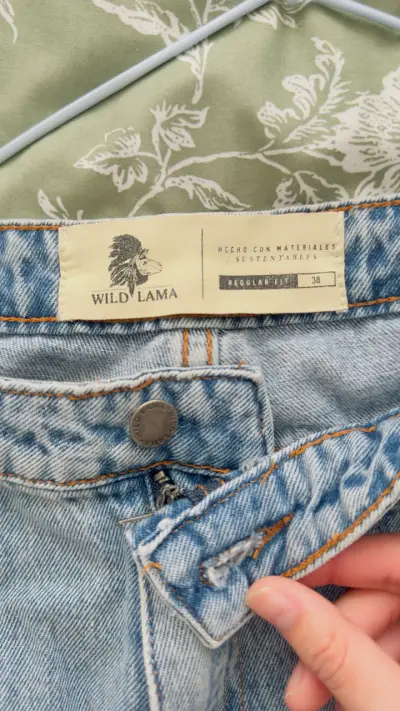 Jeans Wild Lama azul claro regular fit - miniatura 1