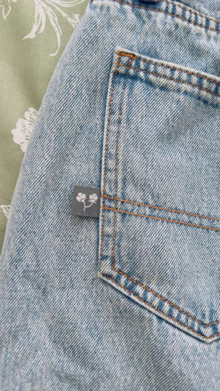 Jeans Wild Lama azul claro regular fit - 4