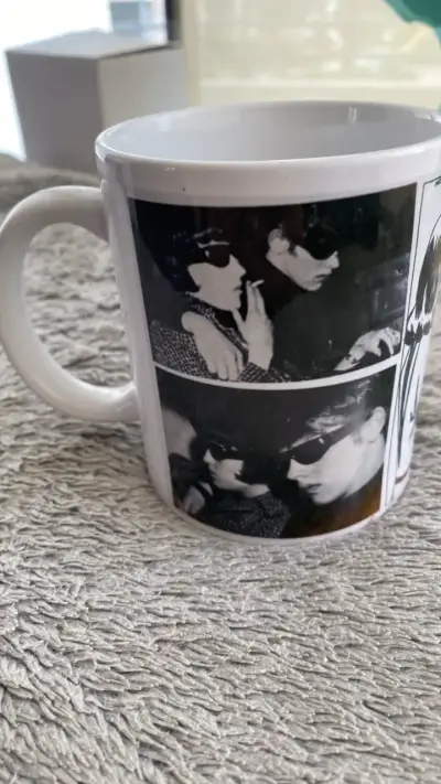 Taza de cerámica Sonic Youth diseño artístico - miniatura 3