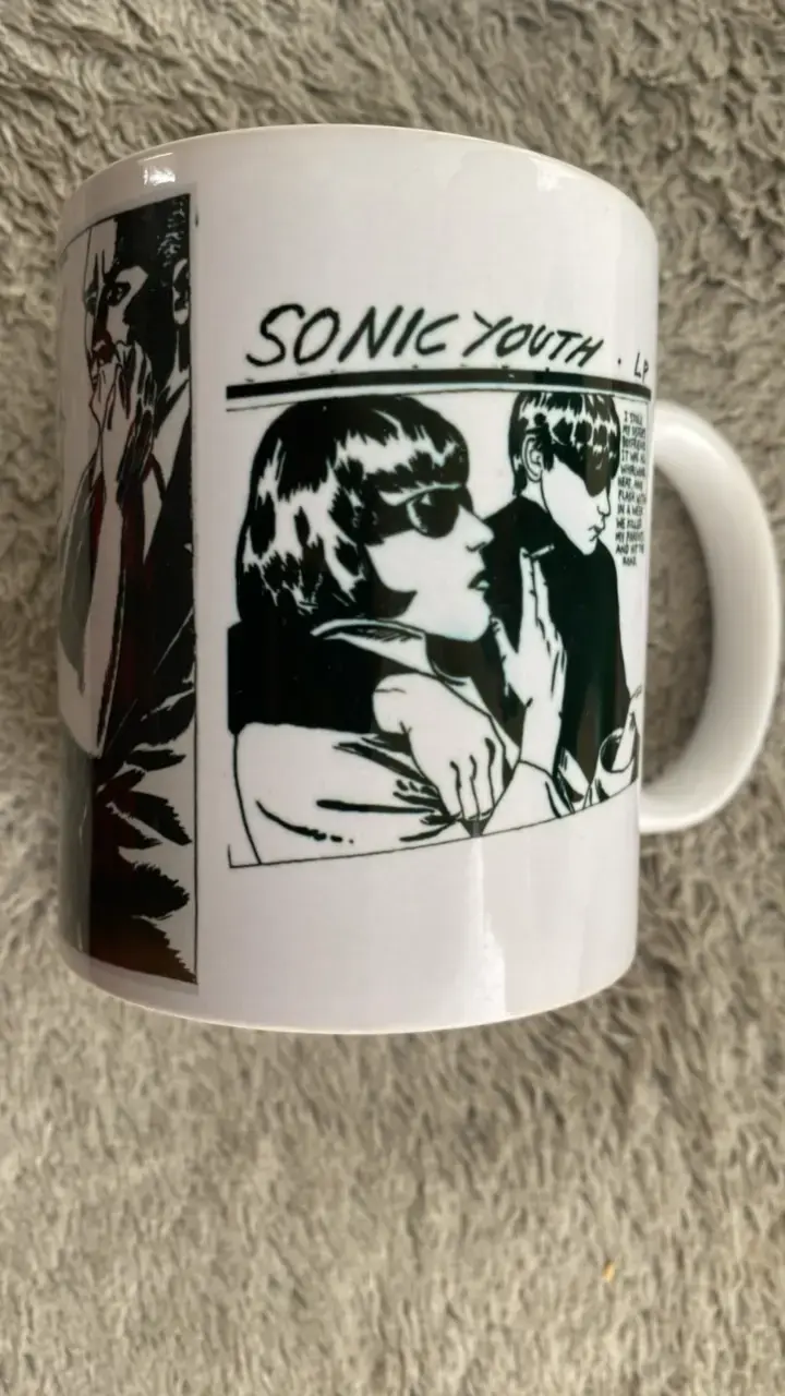 Taza de cerámica Sonic Youth diseño artístico - 4
