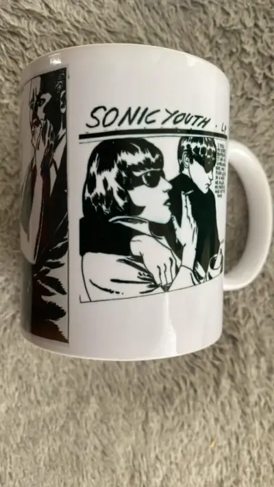 Taza de cerámica Sonic Youth diseño artístico - miniatura 4