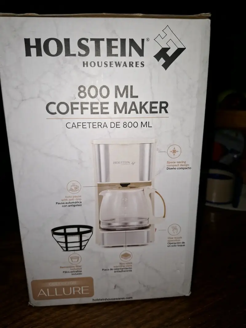 Cafetera Holstein Housewares 800 ml compacta - 4