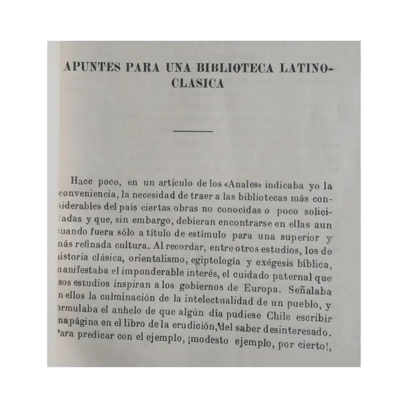Libro antiguo 'Apuntes para una Biblioteca Latino-Clásica' - 2