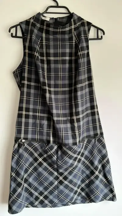 Vestido a cuadros sin mangas Suiteblanco - miniatura 1