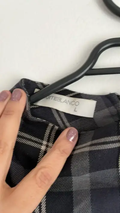Vestido a cuadros sin mangas Suiteblanco - miniatura 4