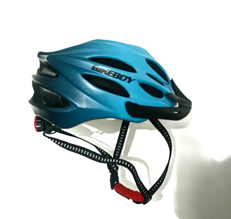 Casco de bicicleta azul Bikeboy con ventilación - 1