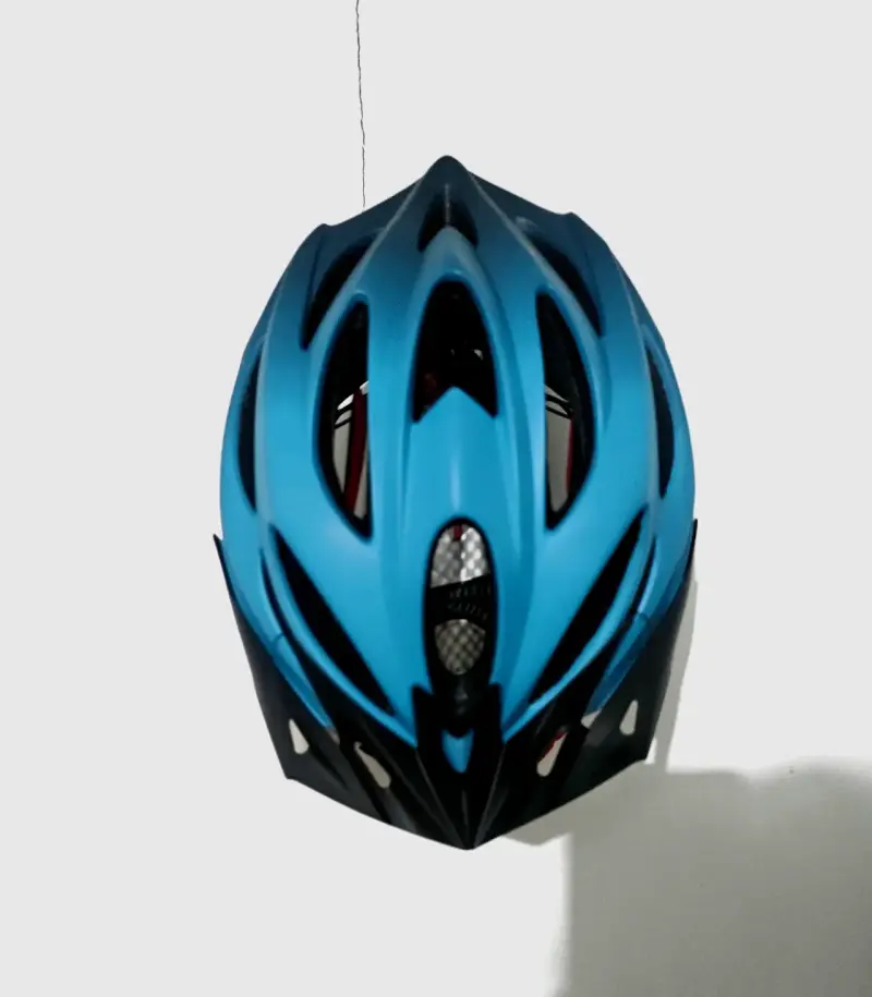 Casco de bicicleta azul Bikeboy con ventilación - 2