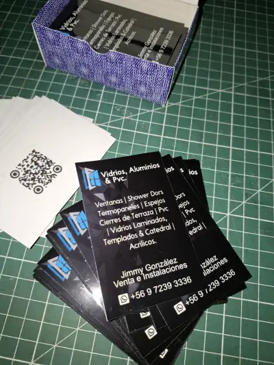 Tarjetas de presentación Vidrios, Aluminios & PVC - miniatura 1