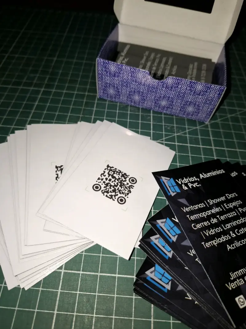 Tarjetas de presentación Vidrios, Aluminios & PVC - 2